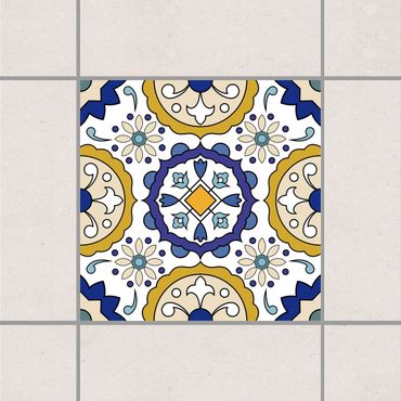 Tile sticker - Spanish flower ornament