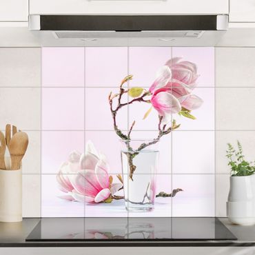 Tile sticker - Magnolia In A Glass