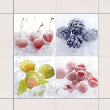 Tile sticker - Frozen Fruit