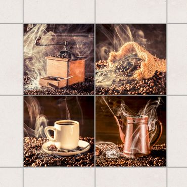 Tile sticker - Coffee - Steam