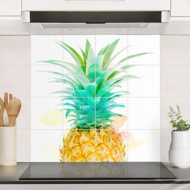 Tile sticker - Pineapple Watercolour