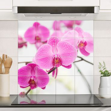 Tile sticker - Close-Up Orchid