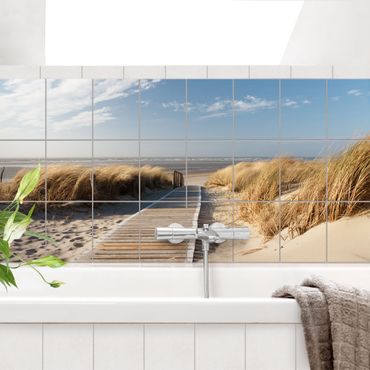 Tile sticker - Baltic Sea Beach