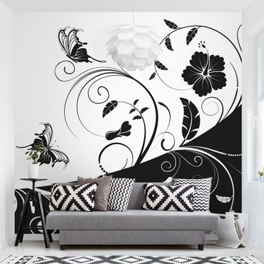 Wallpaper - Floral Contrast