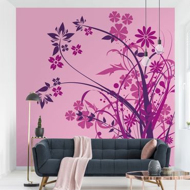 Wallpaper - Floral ornament