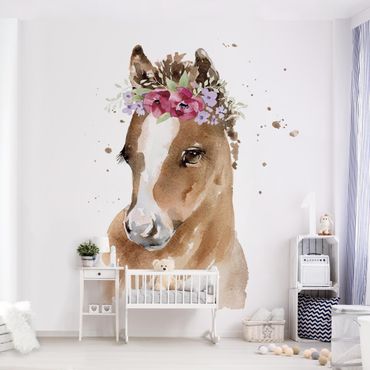 Wallpaper - Floral Pony