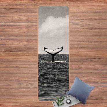 Yoga mat - Tail Fin In Mid Ocean