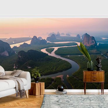 Wallpaper - River Landscape In Thailand