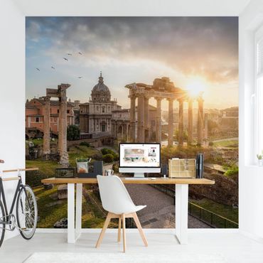 Wallpaper - Forum Romanum At Sunrise