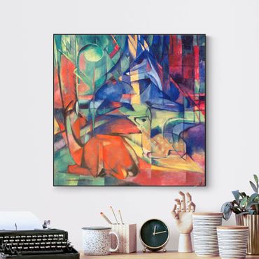 Interchangeable print - Franz Marc - Deer In The Forest
