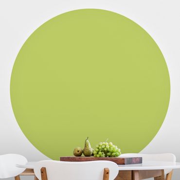Self-adhesive round wallpaper - Spring Green