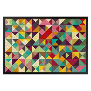 Doormat - Colourful Geometry