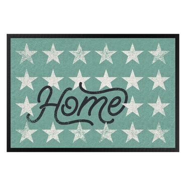 Doormat - Home Stars Turquoise