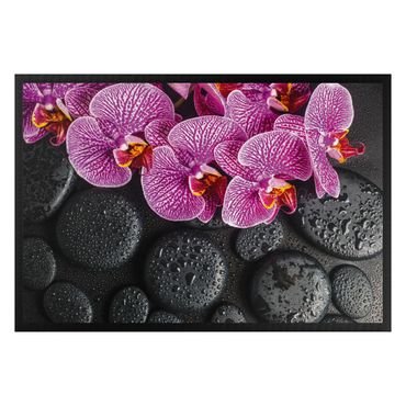 Doormat - pink orchid