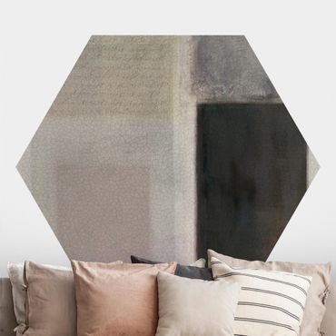 Self-adhesive hexagonal pattern wallpaper - Muted Shades I