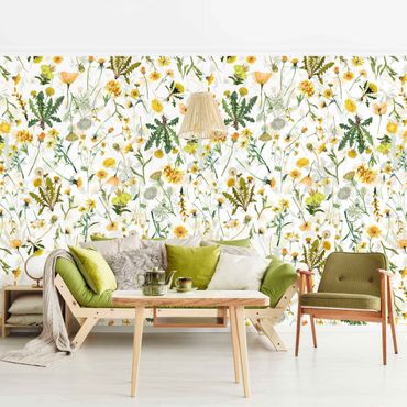 Wallpaper - Yellow Wild Flowers