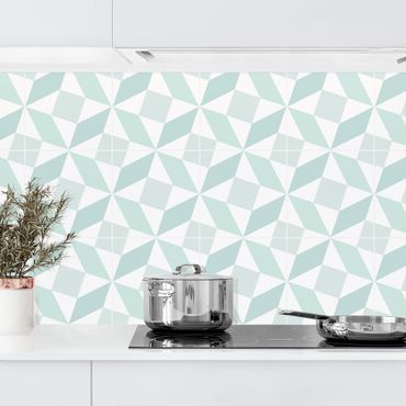 Kitchen wall cladding - Geometrical Tiles - Massa