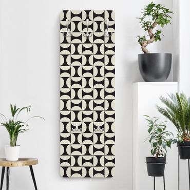 Coat rack modern - Geometrical Tile Arches Sand With Border