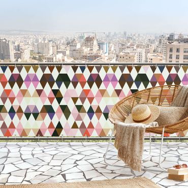 Balcony privacy screen - Dexterity Games Tribal Squares