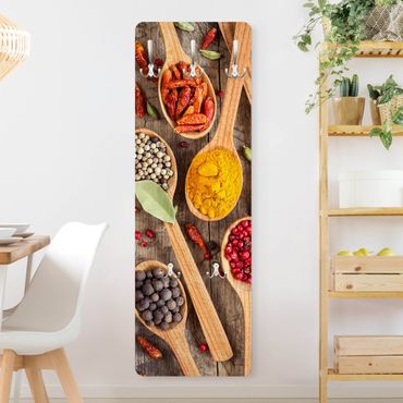 Coat rack - Spices On Wooden Spoon