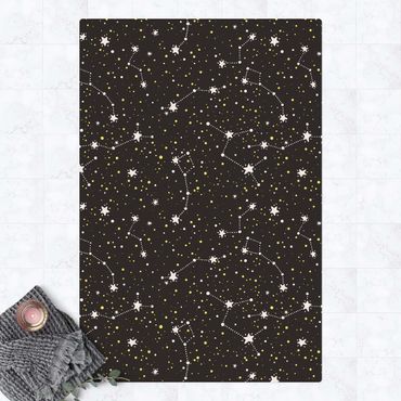 Cork mat - Drawn Starry Sky With Great Bear - Portrait format 2:3