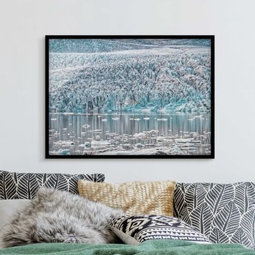 Framed poster - Glacier On Iceland