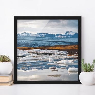 Framed poster - Glacier Lagoon