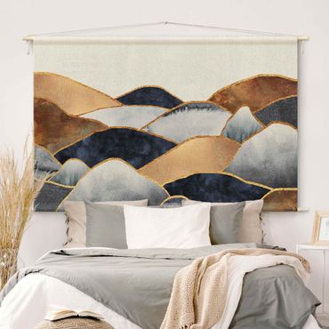 Tapestry - Golden Mountains Watercolour