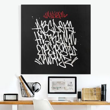 Canvas print - Graffiti Art Alphabet