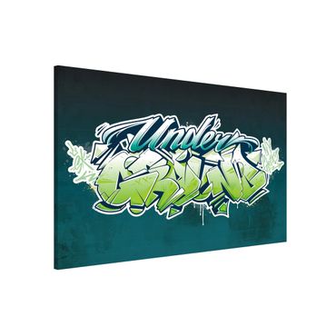 Magnetic memo board - Graffiti Art Underground - Landscape format 3:2