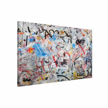 Magnetic memo board - Graphic Street Art Collage - Landscape format 3:2