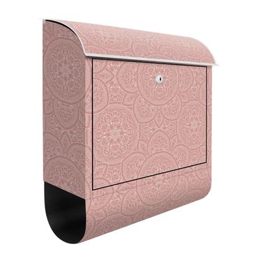 Letterbox - Large Mandala Pattern In Antique Pink