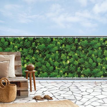 Balcony privacy screen - Green Hedge