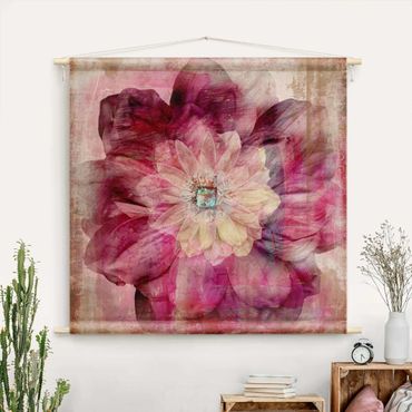 Tapestry - Grunge Flower