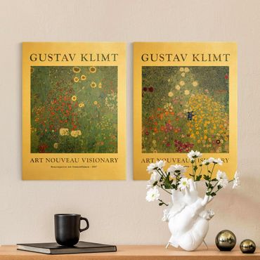 Print on canvas - Gustav Klimt - Farmer's Garden - Museum Edition