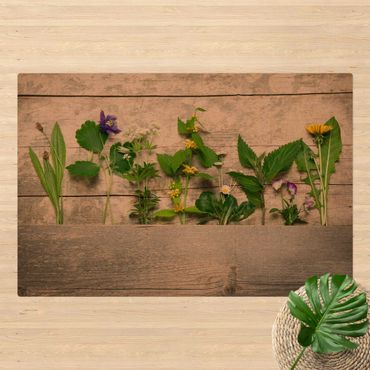 Cork mat - Medicinal And Meadow Herbs - Landscape format 3:2