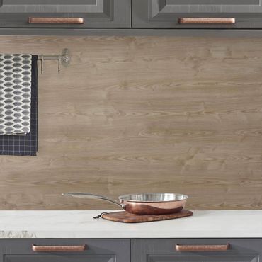 Kitchen wall cladding 3D texture - Light European Chestnut Wood