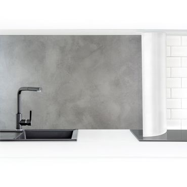 Kitchen wall cladding 3D texture - Light Grey Concrete