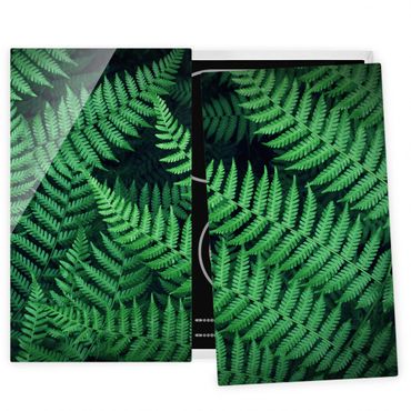 Glass stove top cover - Fern