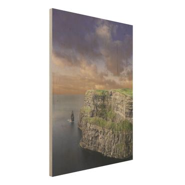 Wood print - Cliffs Of Moher