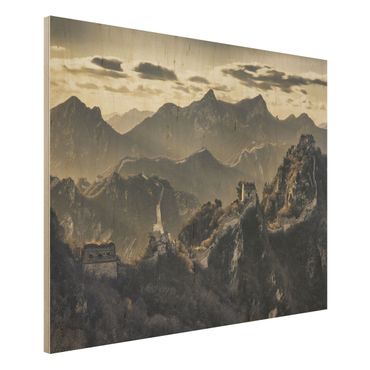 Wood print - The Great Chinese Wall