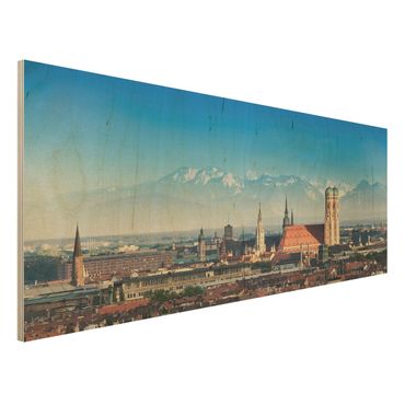 Wood print - Munich