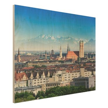 Wood print - Munich