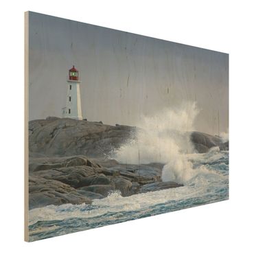 Wood print - Lighthouse