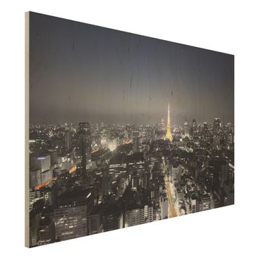 Wood print - Tokyo