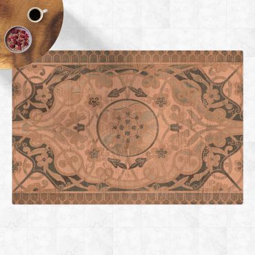 Cork mat - Wood Panels Persian Vintage I - Landscape format 3:2