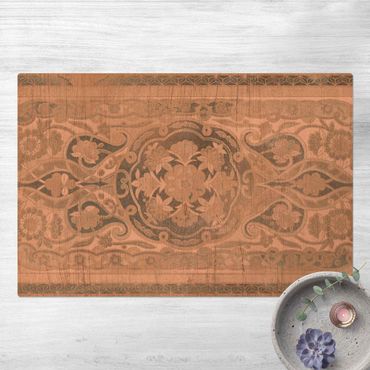 Cork mat - Wood Panels Persian Vintage IV - Landscape format 3:2