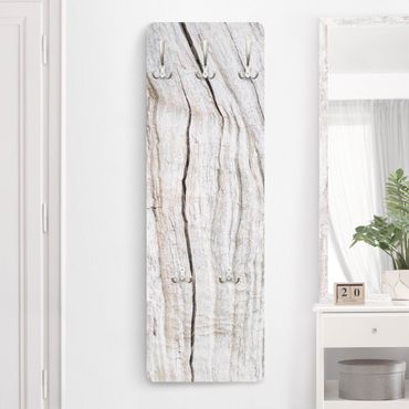 Coat rack modern - Wooden structure with cracks
