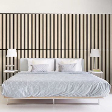 Acoustic panel - Wooden Wall Oak light - 52x104 cm