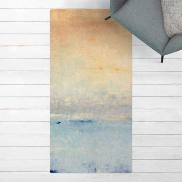 Cork mat - Sun Flowing Into The Ocean - Portrait format 1:2